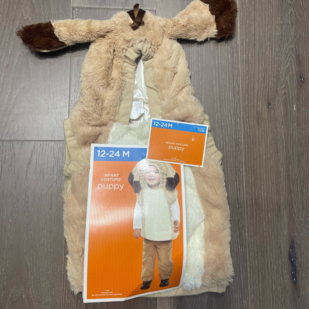 Target infant puppy costume. NWT 12-24 months